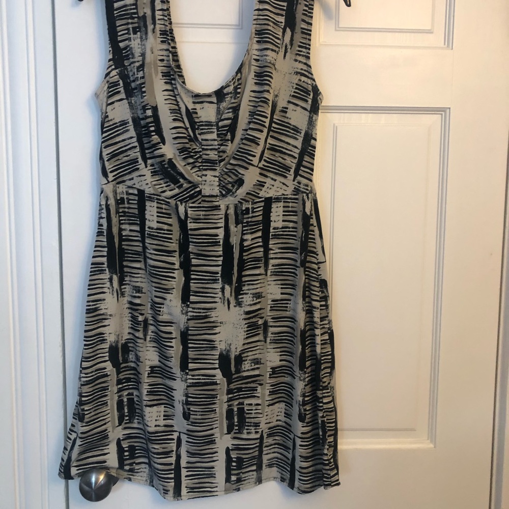 Grey and Navy Forever21 Dress